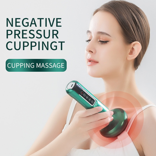 Electric Vacuum Cupping Massager – Anti-Cellulite & Slimming Gua Sha Cups