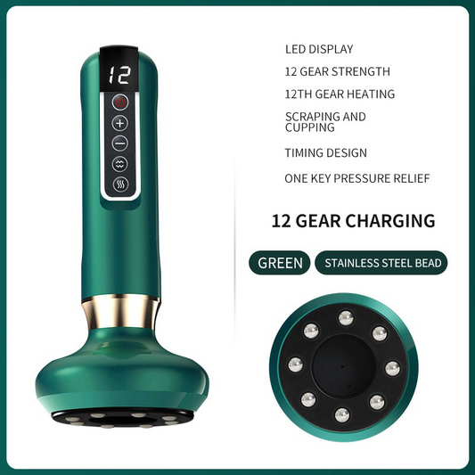 Electric Vacuum Cupping Massager – Anti-Cellulite & Slimming Gua Sha Cups
